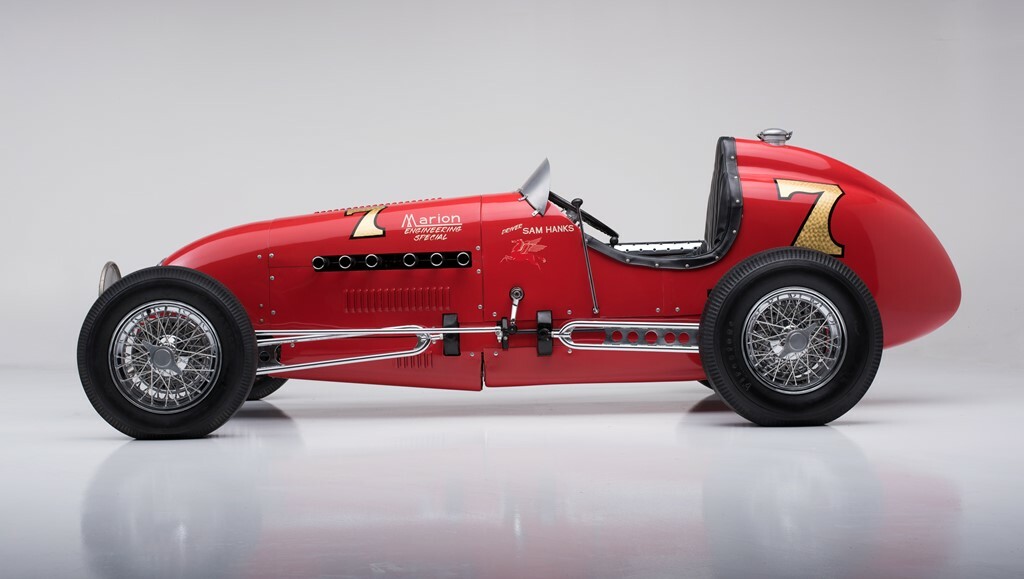 Crossing the auction block in Scottsdale will be this 1948 Kurtis Kraft KK2000 race car (Lot #1280), which appeared five times at the Indianapolis 500.