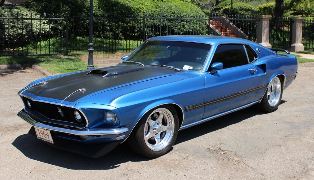 Built especially for two-time World Series champ Aubrey Huff, this 1969 Mustang Mach 1 (Lot #769) will be offered at No Reserve in Las Vegas.