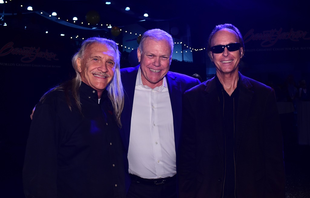 Gary Bennett, Craig Jackson and Steve Davis at the 2017 Barrett-Jackson Palm Beach Auction.