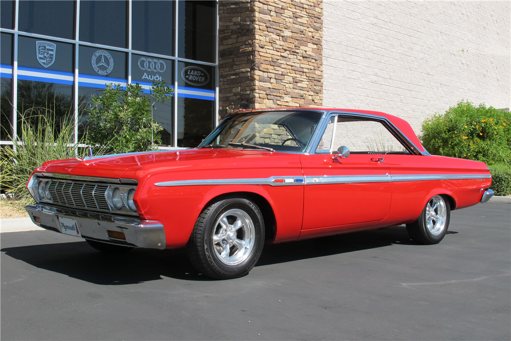 1964 PLYMOUTH FURY  - Front 3/4 - 189545