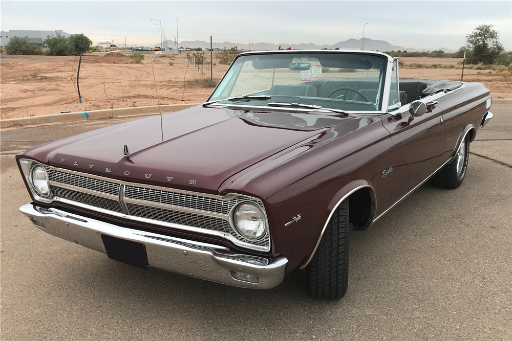 1965 PLYMOUTH SATELLITE CONVERTIBLE - Front 3/4 - 211503
