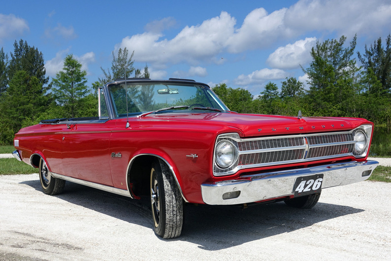 1965 PLYMOUTH SATELLITE CONVERTIBLE - Front 3/4 - 217763