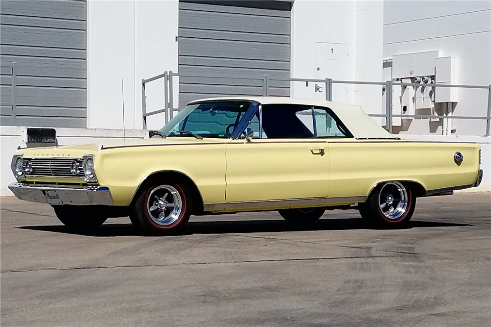 1966 PLYMOUTH SATELLITE CONVERTIBLE - Front 3/4 - 218369