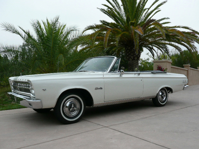 1965 PLYMOUTH SATELLITE CONVERTIBLE - Front 3/4 - 60794