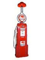 Spectacular 1935 Wayne model #60 restored service station gas pump with station lighter attached. - Front 3/4 - 101876