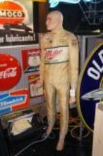 Addendum Item - Authentic race worn Danny Sullivan Indy Car Series Miller Genuin Draft driver suit. - Front 3/4 - 128876