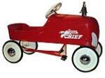 Restored 1938 Steelcraft "Ace" Fire Chief Pedal Car.  cs. - Front 3/4 - 138840