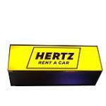 Newer Hertz Rent A Car double-sided light-up sign. Lights and works perfectly! - Front 3/4 - 184818