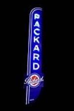 Near flawless 1930s-40s Packard Automobiles single-side neon porcelain dealership sign. - Front 3/4 - 190790