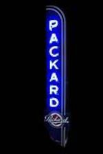 Large 1930s-40s Packard Automobiles single-sided neon porcelain dealership sign. - Front 3/4 - 190794