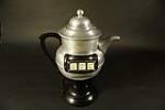 Wonderful 1930s diner coffee pot shaped countertop coffee grinder - Front 3/4 - 192077