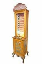 Wonderful 1960s Love Tester 10-cent coin-operated arcade game. - Front 3/4 - 199777