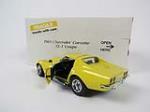 1969 Chevrolet Corvette ZL1 Coupe Danbury Mint 1:24 scale diecast model car. - Rear 3/4 - 208739