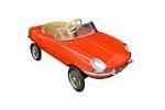 Rare 1960s Jaguar E-Type restored pedal car by Triang of England. - Front 3/4 - 214820