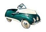 Fabulous 1939 Lincoln Zephyr restored pedal car by Steelcraft. - Front 3/4 - 215489