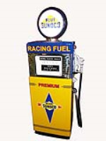 LATE 1950S-EARLY '60S SUNOCO OIL WAYNE MODEL SERVICE STATION GAS PUMP - Front 3/4 - 227796