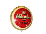 LATE 1960S-EARLY-70S OLD MILWAUKEE BEER SIGN - Front 3/4 - 252946