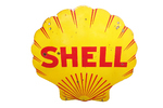 1930S SHELL OIL SIGN - Rear 3/4 - 253111