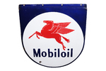 MOBIL OIL SIGN - Front 3/4 - 253235
