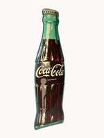 1950S COCA-COLA 6-FOOT BOTTLE SIGN - Front 3/4 - 260776