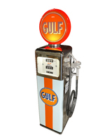 GULF OIL SOUTHWEST MODEL #1 GAS PUMP IN GT40 RACING GRAPHICS - Front 3/4 - 260824