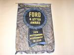 1958 Ford 4 Letter Dealership Award for outstanding achievement. - Front 3/4 - 47068