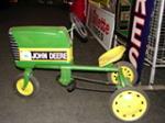 Restored Vintage John Deere pedal tractor completely redone. - Front 3/4 - 47984