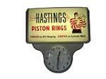 Interesting 1950s Hastings Piston Rings light-up garage clock/sign. - Front 3/4 - 82430