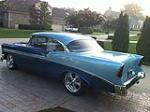 1956 CHEVROLET BEL AIR CUSTOM 2 DOOR HARDTOP - Rear 3/4 - 101757