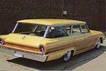 1961 FORD COUNTRY SQUIRE CUSTOM WAGON - Rear 3/4 - 112829