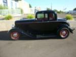 1932 FORD CUSTOM 5 WINDOW COUPE - Side Profile - 113405