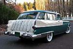 1955 PONTIAC SAFARI 2 DOOR STATION WAGON - Rear 3/4 - 117006