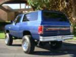 1991 DODGE RAMCHARGER 4X4 SUV - Rear 3/4 - 133209