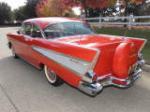 1957 CHEVROLET BEL AIR SPORT COUPE - Rear 3/4 - 161873