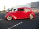 1937 FORD 74 CUSTOM 2 DOOR SEDAN - Side Profile - 162893