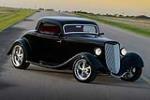 1933 FORD 3-WINDOW CUSTOM COUPE - Front 3/4 - 185617