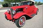 1931 FORD MODEL A CUSTOM ROADSTER - Front 3/4 - 187396