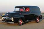 1956 FORD F-100 CUSTOM PANEL TRUCK - Front 3/4 - 198884