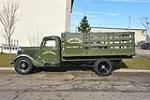 1936 FORD 1-1/2-TON STAKE BED TRUCK - Side Profile - 201006