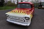 1957 CHEVROLET CUSTOM PANEL TRUCK - Front 3/4 - 207907