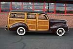 1940 FORD DELUXE WOODY WAGON - Side Profile - 210885