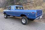 1977 FORD F-150 4X4 CUSTOM PICKUP - Rear 3/4 - 222467