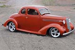 1936 PLYMOUTH DELUXE CUSTOM COUPE - Front 3/4 - 224427