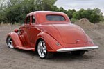 1936 PLYMOUTH DELUXE CUSTOM COUPE - Rear 3/4 - 224427