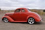 1936 PLYMOUTH DELUXE CUSTOM COUPE - Side Profile - 224427