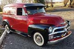 1954 CHEVROLET 3100 CUSTOM DELIVERY PANEL TRUCK - Front 3/4 - 225106