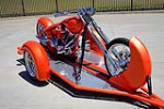 CUSTOM MOTORCYCLE TRAILER - Front 3/4 - 227439