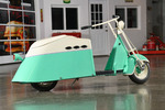 1957 CUSHMAN PACEMAKER SCOOTER - Rear 3/4 - 245065