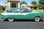 1956 FORD 2 DOOR STATION WAGON - Side Profile - 24507