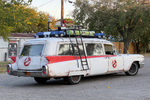 1960 CADILLAC "GHOSTBUSTERS: AFTERLIFE ECTOMOBILE" RE-CREATION - Rear 3/4 - 261210